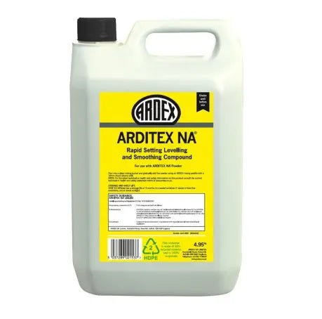 Ardex Arditex NA 2-Part Rapid Setting Levelling and Smoothing Compound - FULL PALLET 40 X 20kg Bags and 40 X 4.95kg Bottles