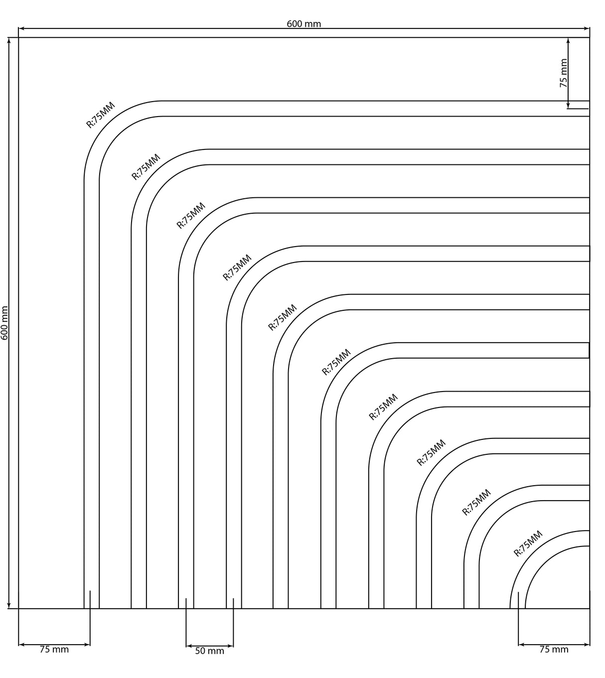 Curved Highway/Transition Panel