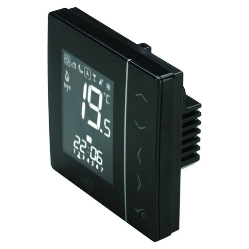 JG Aura Programmable Thermostat 230V - Black