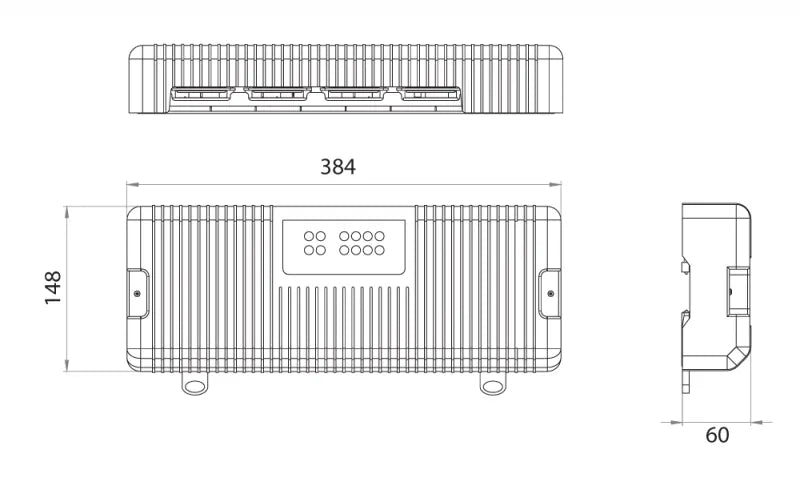 Heatmiser UH8-RF Wiring Centre - 8 Zone