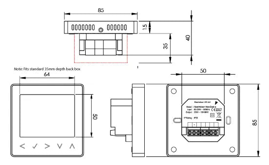 Heatmiser neoStat-E Programmable Thermostat