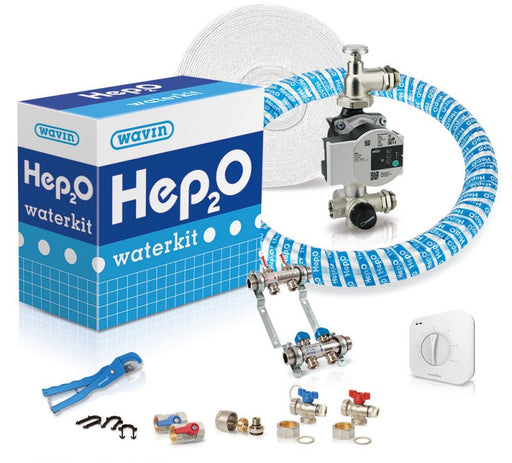 Wavin Hep2O Water Underfloor Heating Standard Output Kit
