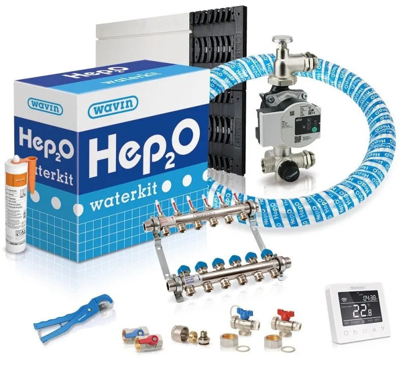 Wavin Hep2O Water Underfloor Heating 15mm Overlay Single Room Kit