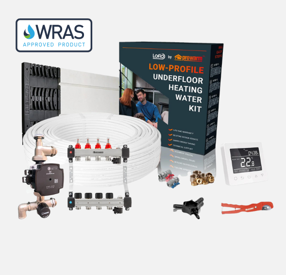 Water underfloor heating kit