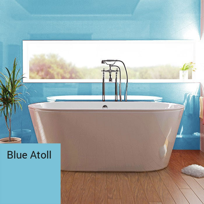 Lustrolite Bathroom Panel - Lustrolite Bathroom Panel 2440x1220x4mm Blue Atoll