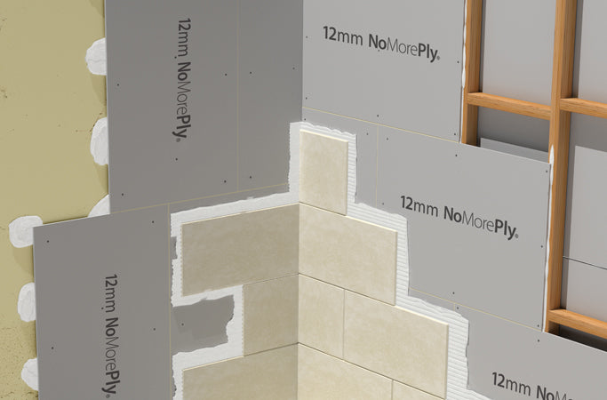 NoMorePly Tile Backer Board - 12mm PALLET (45 Boards)