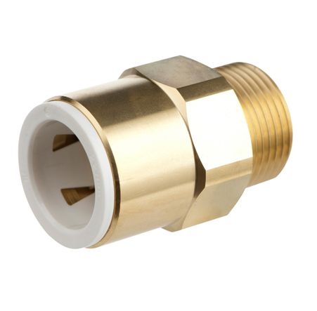 Pair of 22mm x 3/4" Fittings Supplied with PTFE Tape