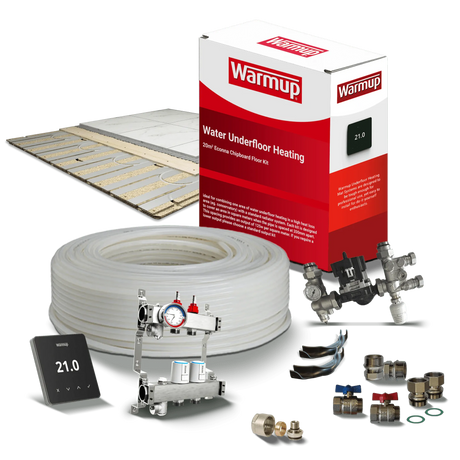 Warmup VLo Econna-12 Water Underfloor Heating & Chipboard Kit