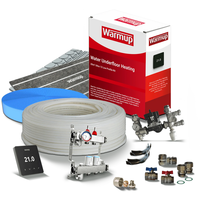 Warmup VLo Ultra-12 Water Underfloor Heating Low Profile