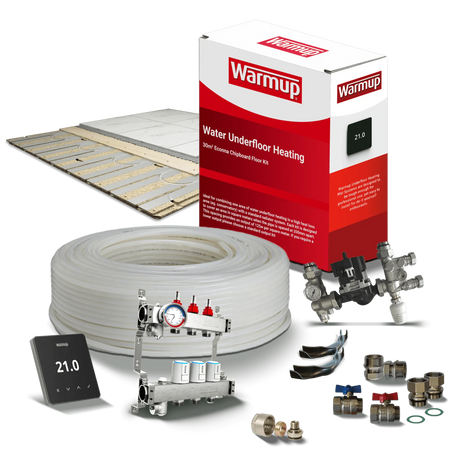 Warmup VLo Econna-12 Water Underfloor Heating & Chipboard Kit