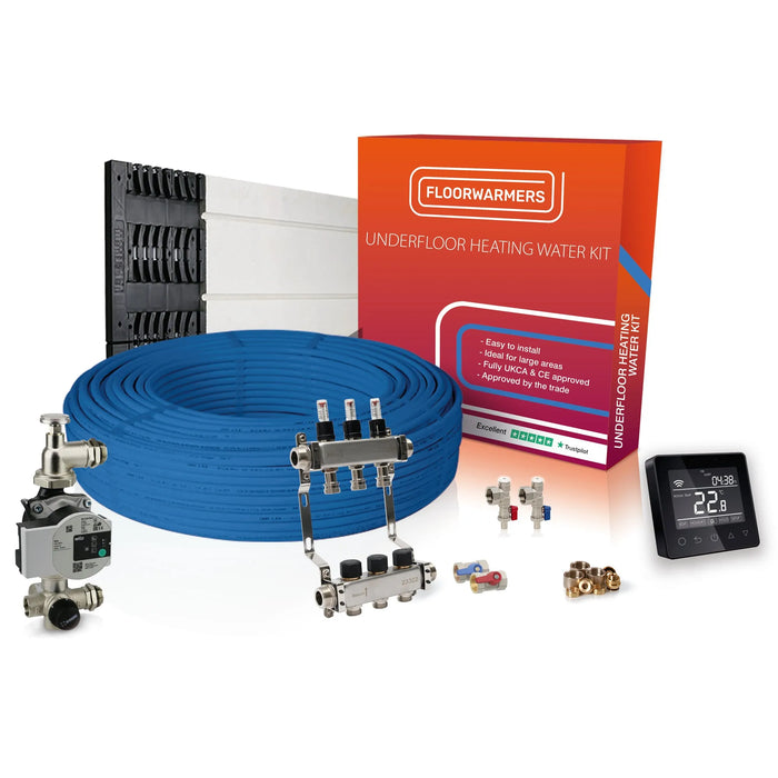 Floorwarmers Water Underfloor Heating Low Profile Kit The Underfloor