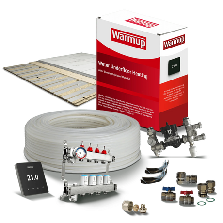 Warmup VLo Econna-12 Water Underfloor Heating & Chipboard Kit