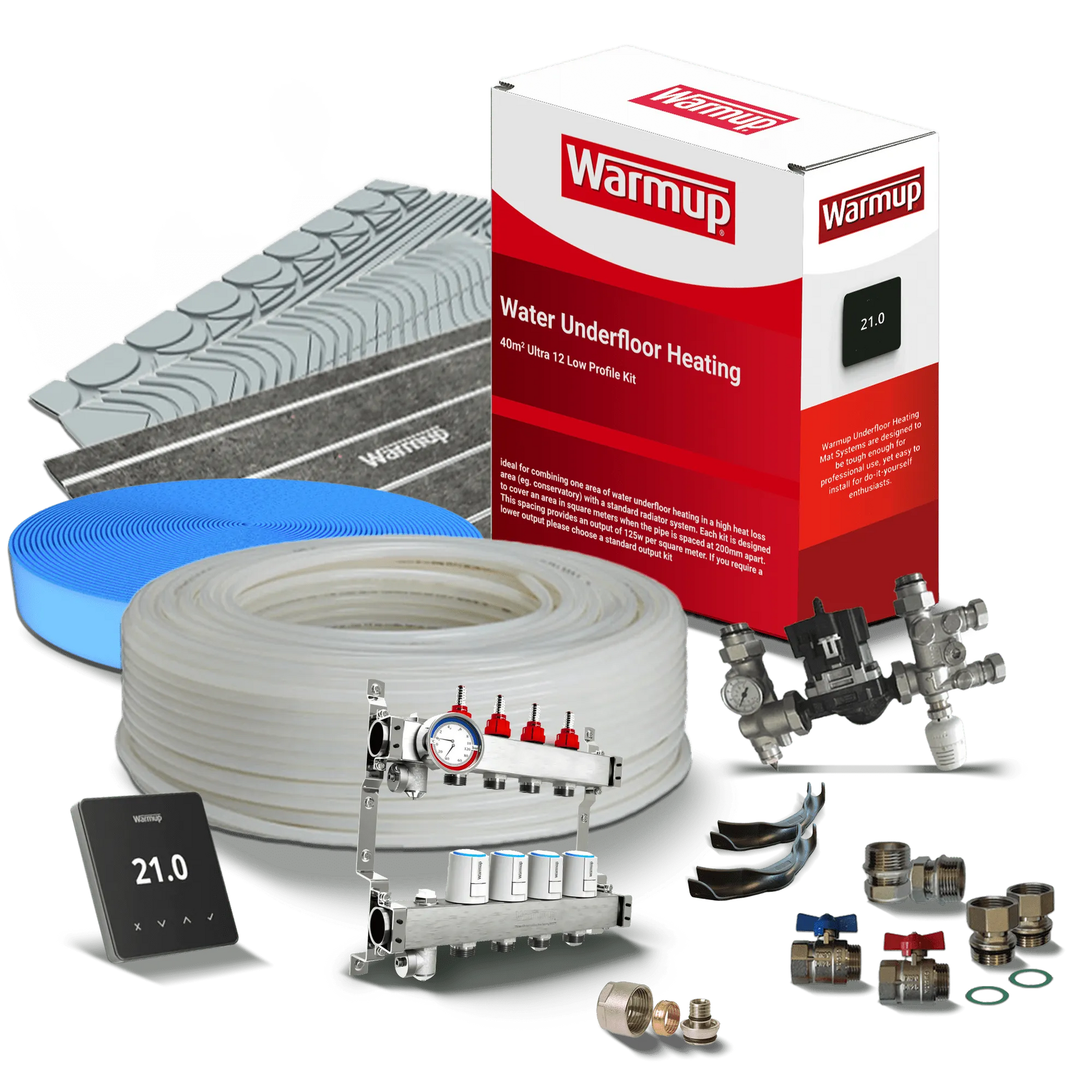 Warmup VLo Ultra-12 Water Underfloor Heating Low Profile