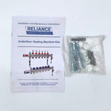 Reliance 11-Port Underfloor Heating Manifold – 304 Stainless Steel UFH Manifold with Taconova Flow Meters, Multi-Zone Heating System (BS EN 1264-4)