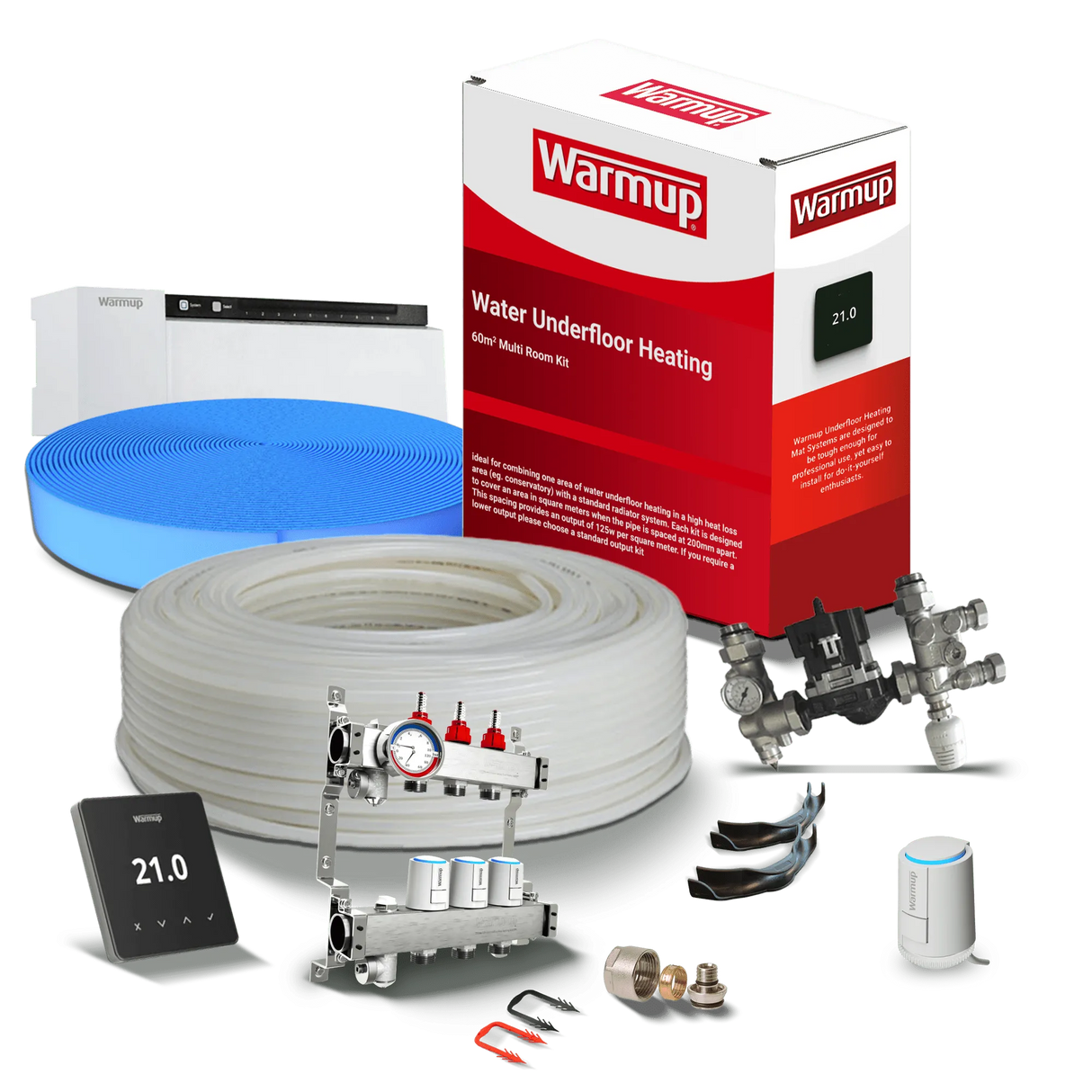Warmup Clypso Multi Room Water Underfloor Heating Kit
