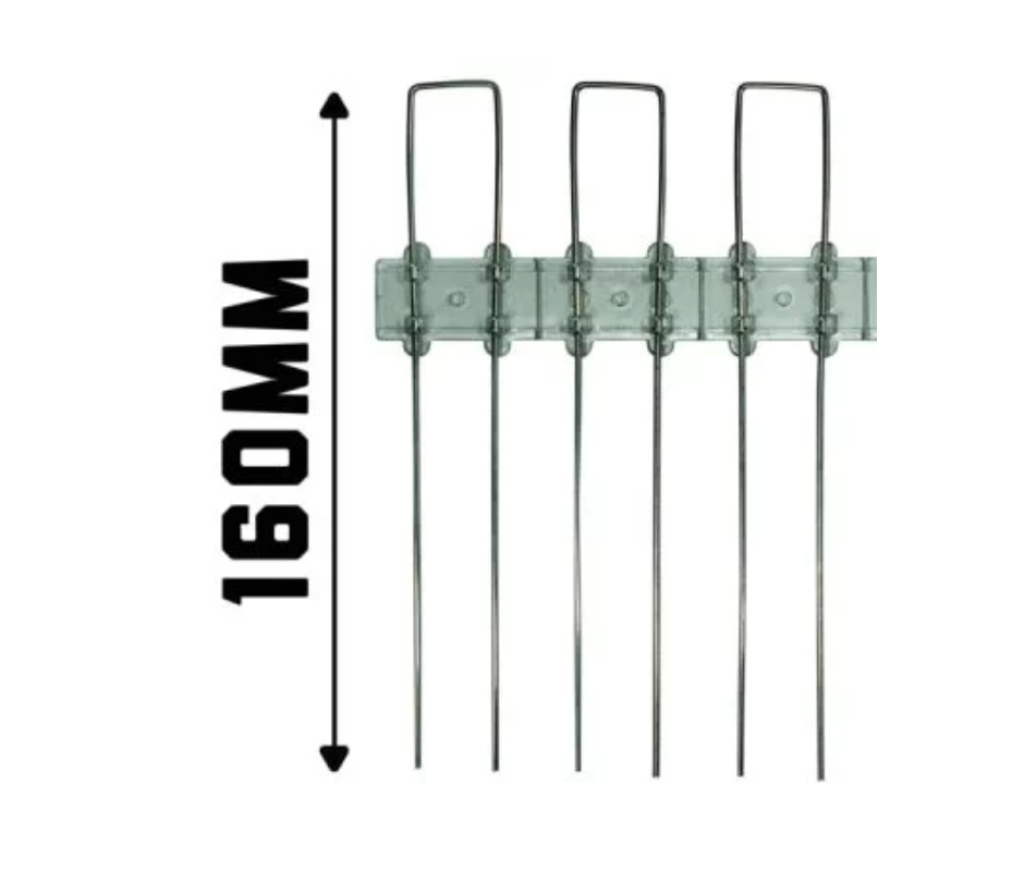 Enviroguard 160mm SolarGuard Adjustable Bird Spike SOALRGUARD160-CL