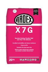 ARDEX X 7 - Flexible Cement-Based Tile Adhesive - FULL PALLET 50 X 20kg Bags