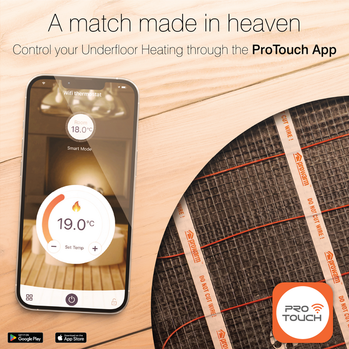 ProWarm Foil Underfloor Heating (Wood, Vinyl & Carpet)
