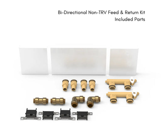 ThermaSkirt Bi-Directional Non-TRV Feed & Return Kit