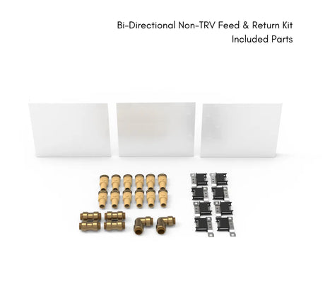 ThermaSkirt Bi-Directional Non-TRV Feed & Return Kit