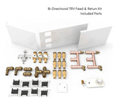 ThermaSkirt Bi-Directional TRV Feed & Return Kit