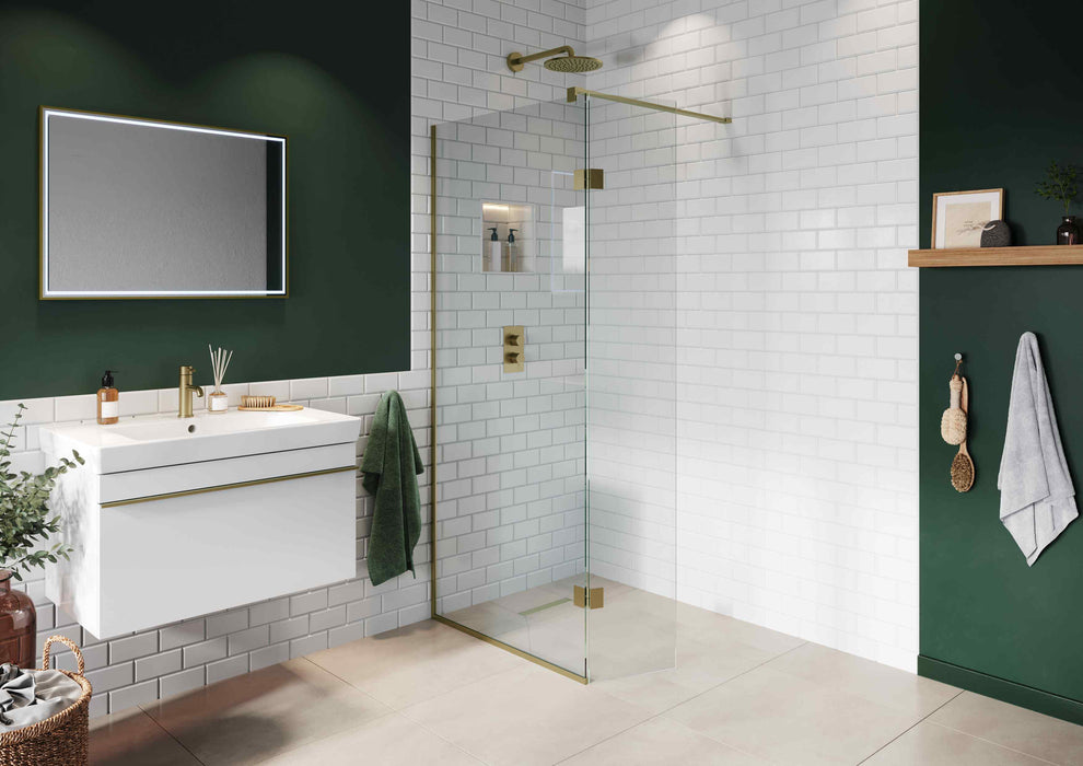 Wetroom Shower Screen - Hinged