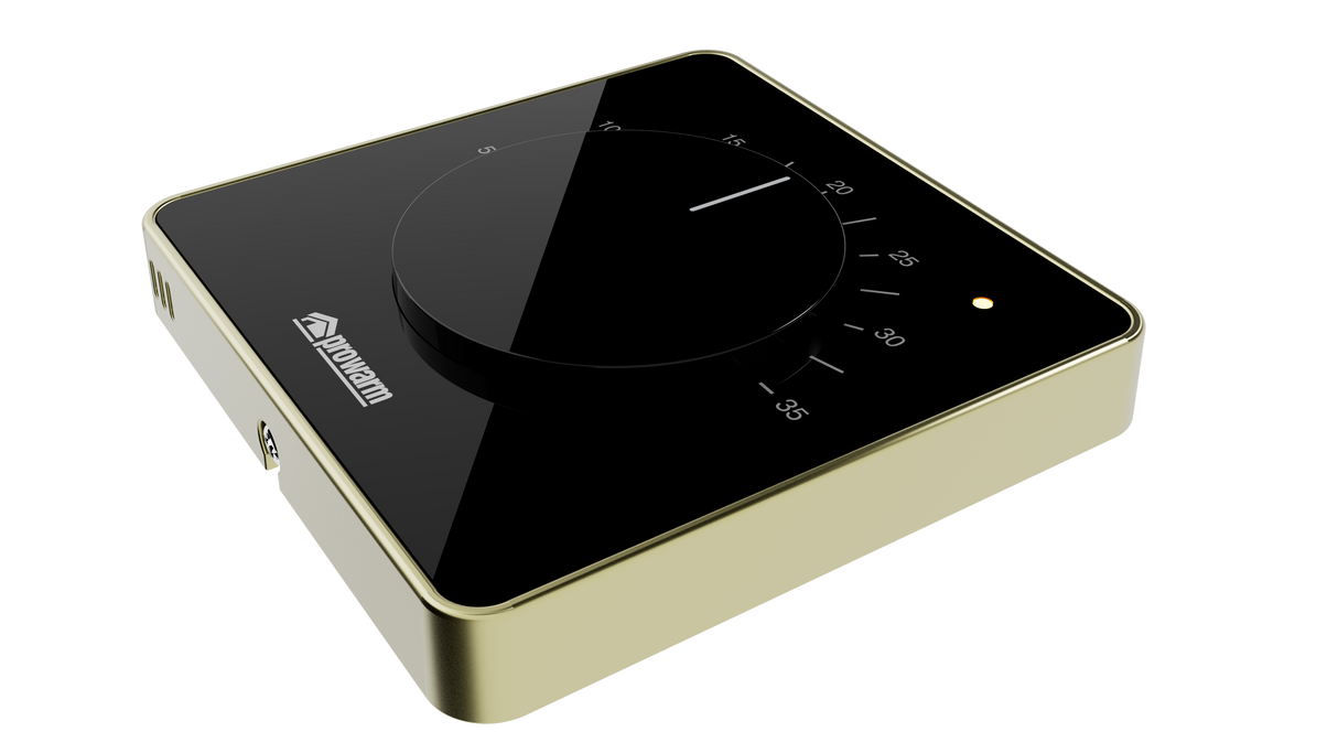Prowarm Touch IQ M Series - Black Dial Thermostat