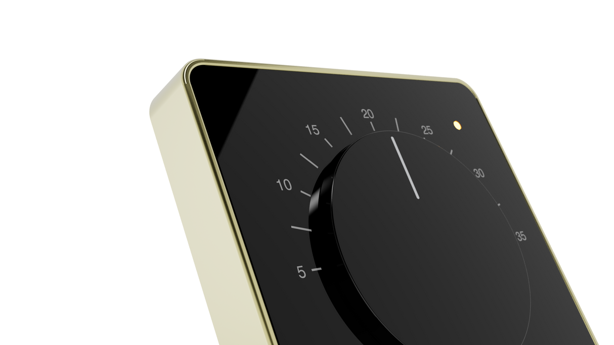 Prowarm Touch IQ M Series - Black Dial Thermostat