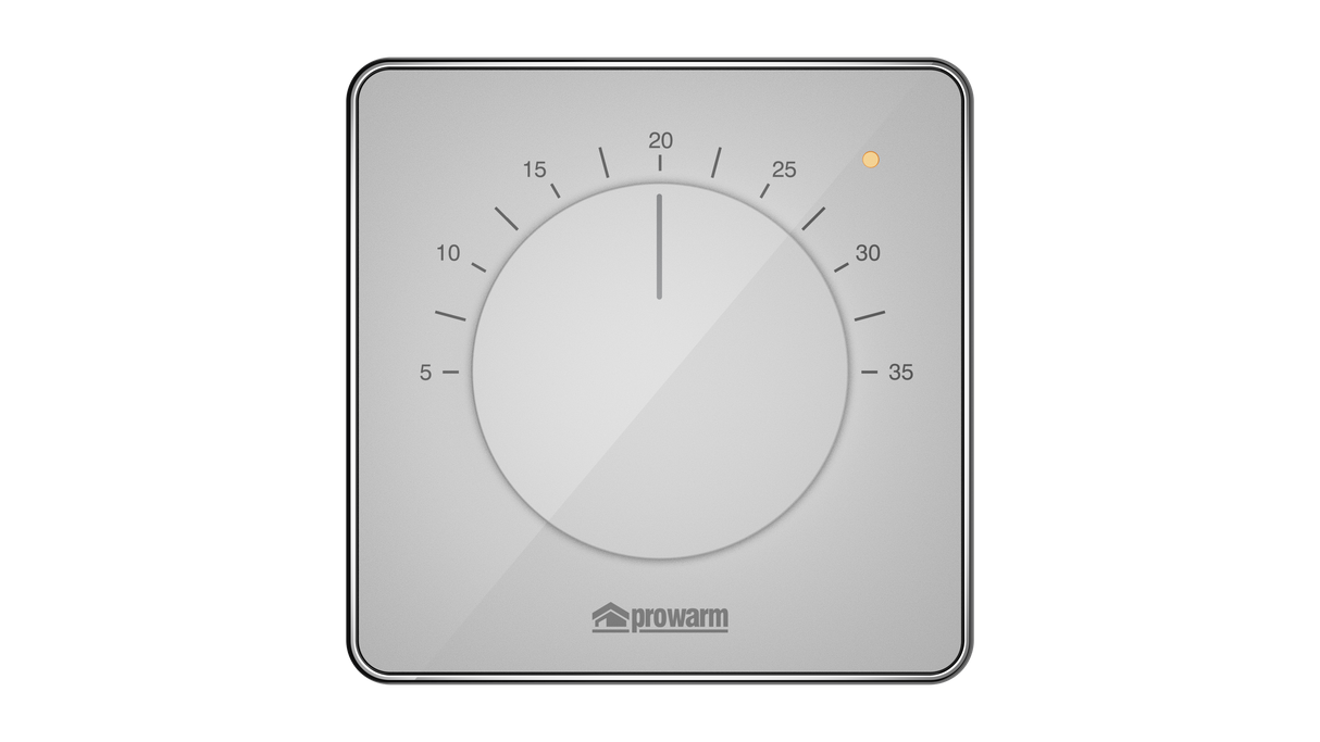 ProWarm Touch IQ M Series - White Dial Thermostat