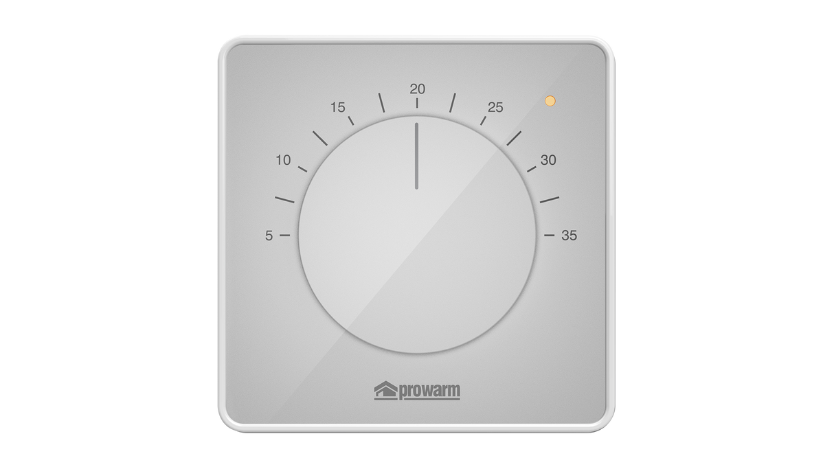 ProWarm Touch IQ M Series - White Dial Thermostat