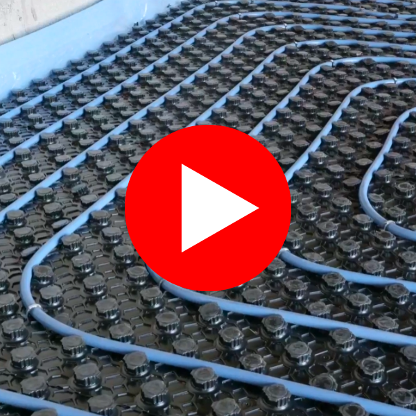 Floorwarmers Water Underfloor Heating Installation Video - ProCrate Egg Crate System