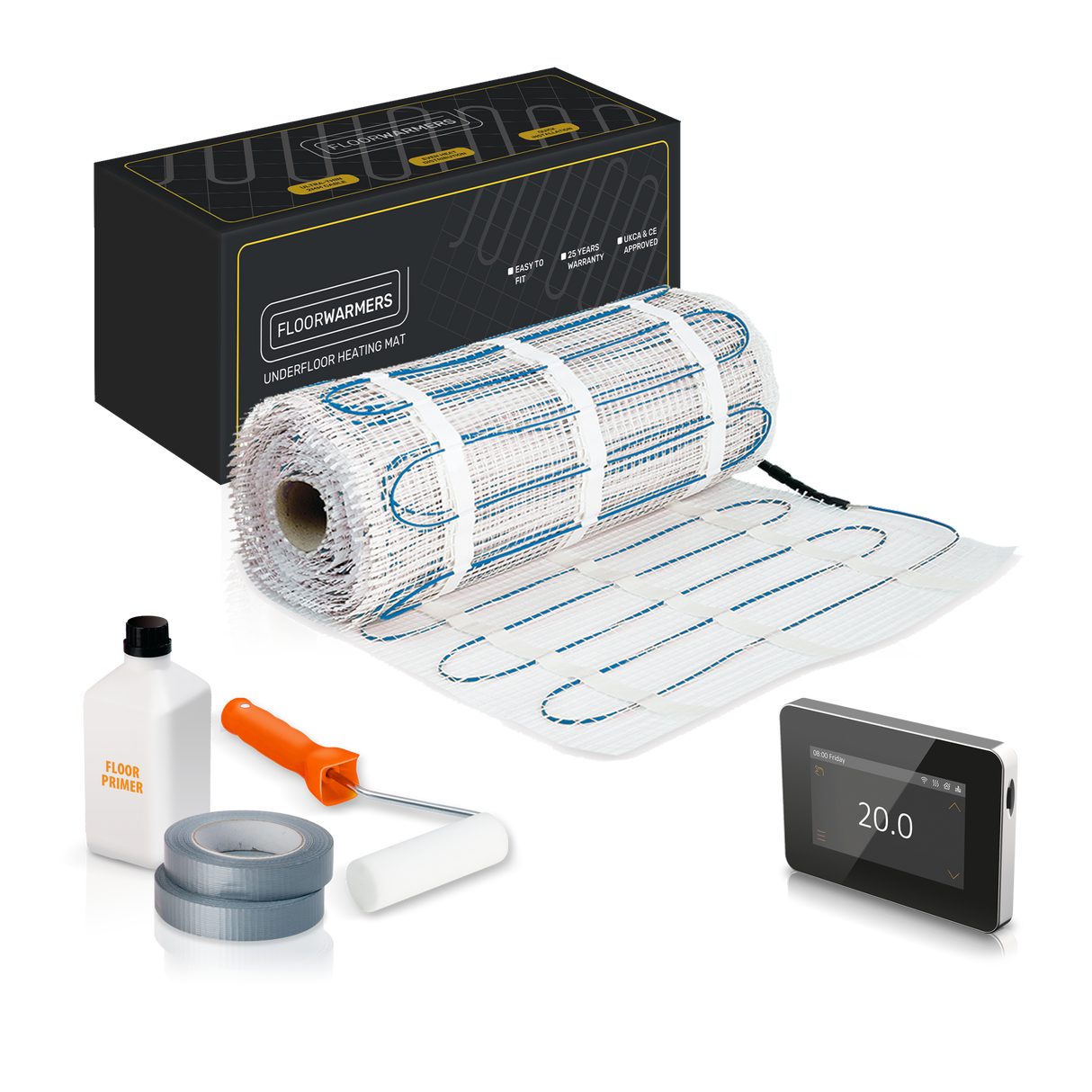 Electric Underfloor Heating Mat, Floorwarmers