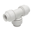 JG Speedfit Equal Tee Pushfit 15mm White PEM0215W PEM0215W-L Pack of 5