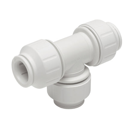 JG Speedfit Equal Tee Pushfit 15mm White PEM0215W PEM0215W-L Pack of 5