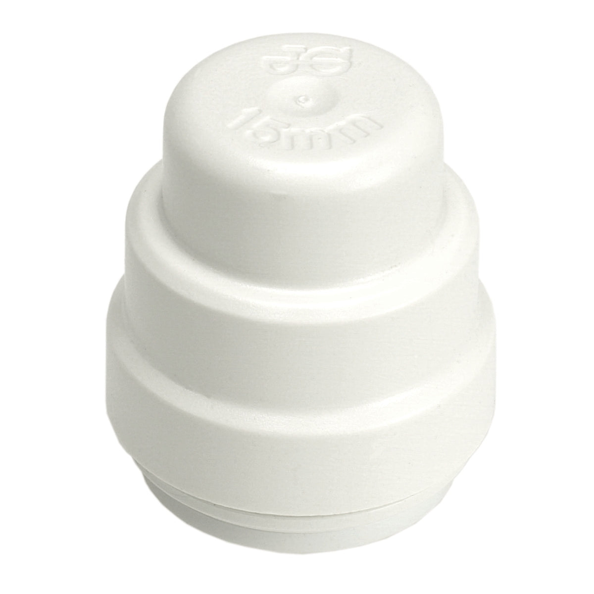 JG Speedfit Stop End Pushfit 15mm White PSE4615W-L Pack of 10