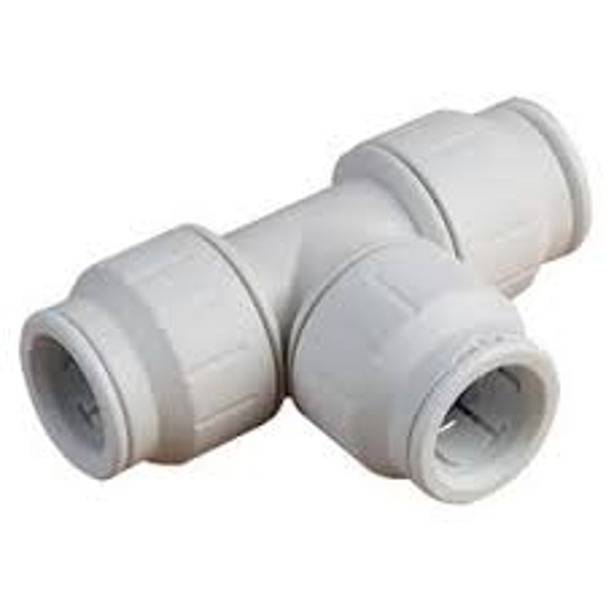 JG Speedfit Equal Tee Pushfit 22mm White PEM0222W PEM0222W-L Pack of 5