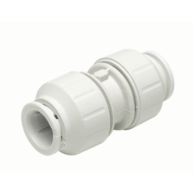 JG Speedfit Straight Connector Pushfit 22mm White PEM0422W-L Pack of 5
