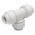 JG Speedfit Equal Tee Pushfit 28mm White PEM0228W PEM0228W-L Pack of 5