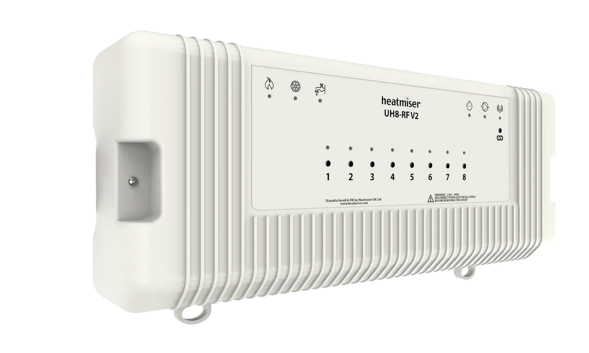 Heatmiser UH8-RF Wiring Centre - 8 Zone