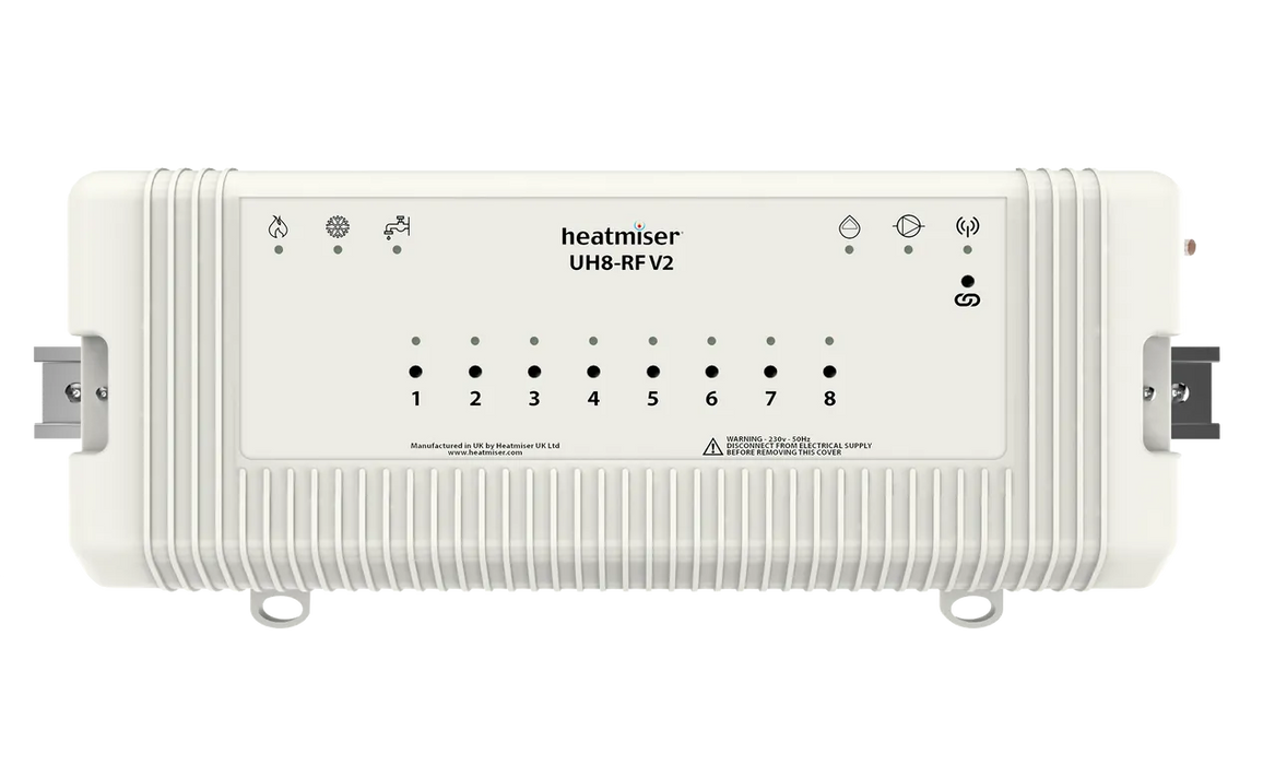 Heatmiser UH8-RF Wiring Centre - 8 Zone