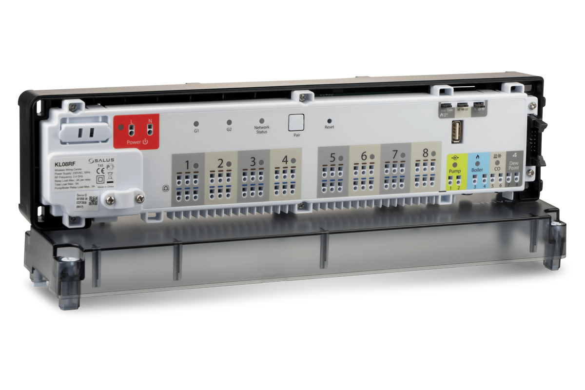 Salus KL08RF Wireless Wiring Centre - 8 Zone