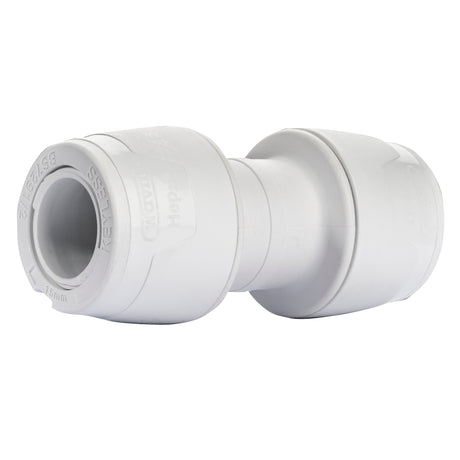 Hep2O Keyless Straight Connector 15mm White Plastic Plumbing Fitting KL1-15 Pack of 10