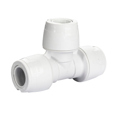 Hep2O Keyless Equal Tee 15mm White Plastic Plumbing Fitting KL10-15 Pack of 10