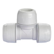 Hep2O Keyless Equal Tee 22mm White Plastic Plumbing Fitting KL10-22 Pack of 10