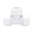 Hep2O Keyless Equal Tee 28mm White Plastic Plumbing Fitting KL10-28 Pack of 5