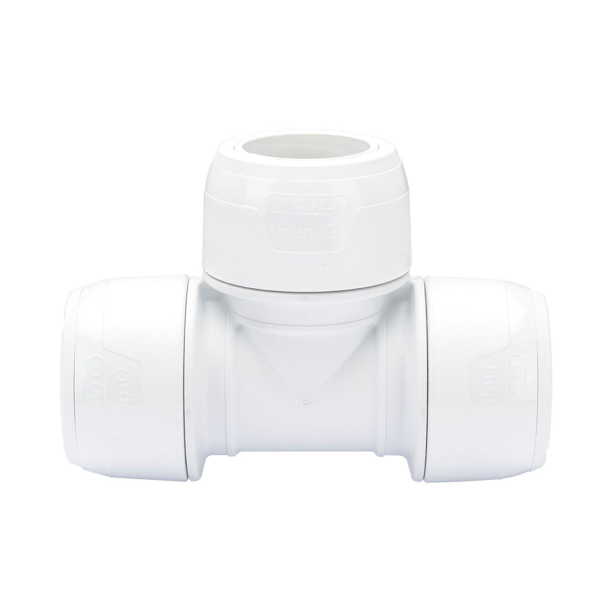 Hep2O Keyless Equal Tee 28mm White Plastic Plumbing Fitting KL10-28 Pack of 5