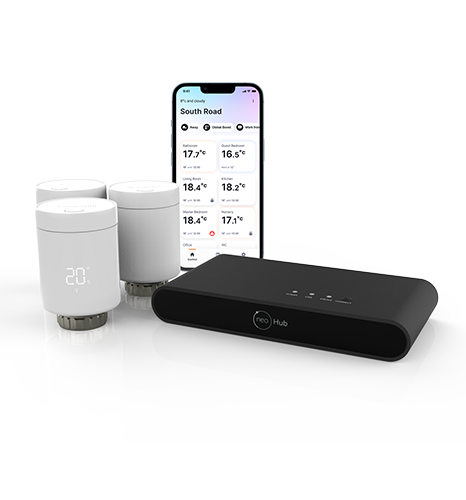 Heatmiser neoFlo smart radiator thermostats with neoHub G3