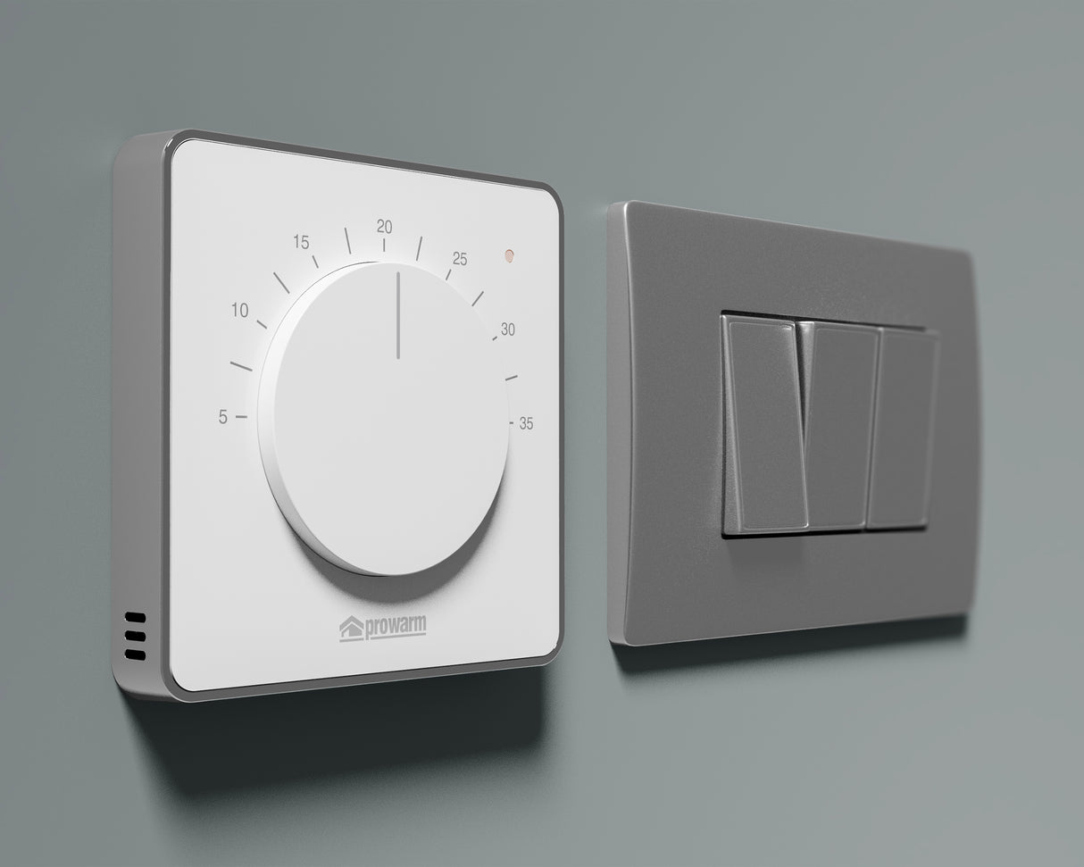 ProWarm Touch IQ M Series - White Dial Thermostat