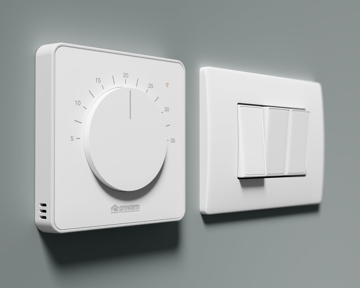 ProWarm Touch IQ M Series - White Dial Thermostat