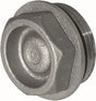 Nickle plated male stop end - G1"